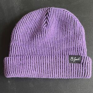 fresh Purple Knit Beanie